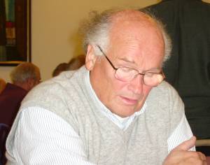Hermann Leipe beim 2. Rudi-Bonnaire-Gedenkturnier 2003